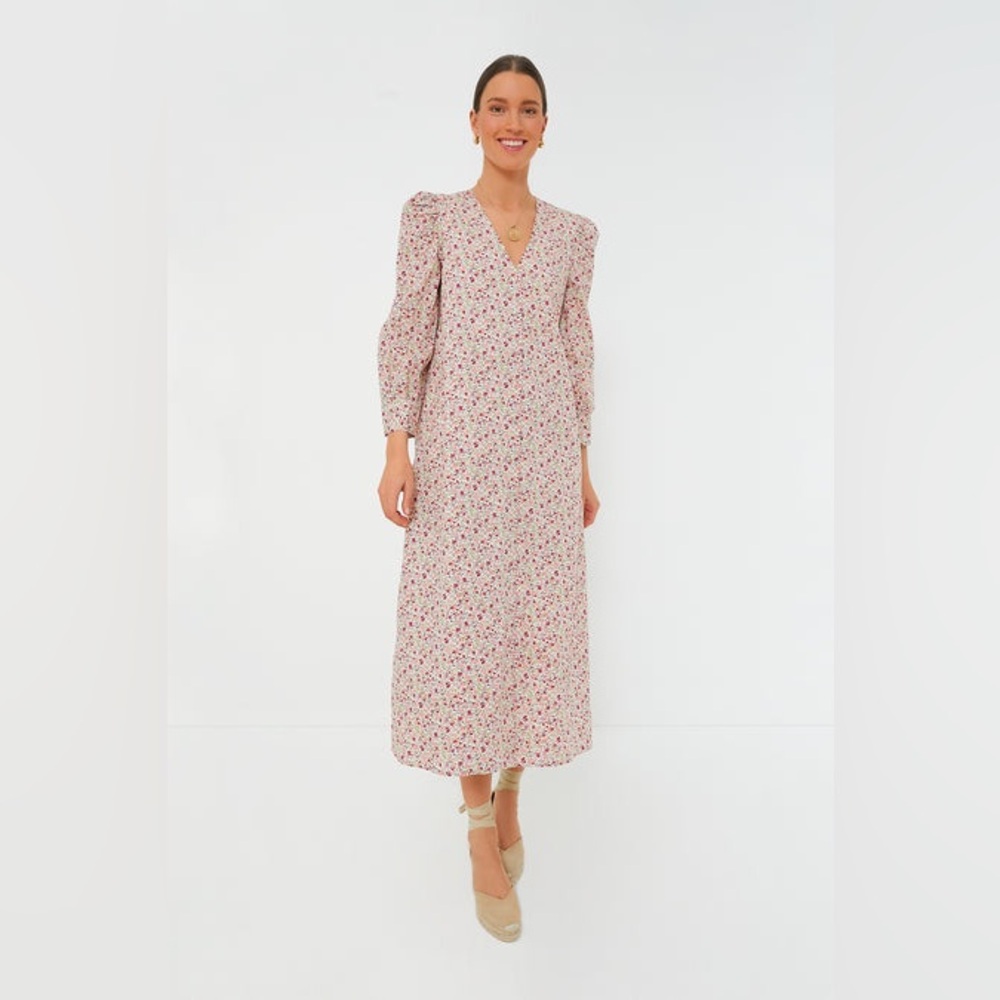 TUCKERNUCK HYACINTH HOUSE
Pink Floral Nellie Maxi Dress women’s SIZE‎ MEDIUM new